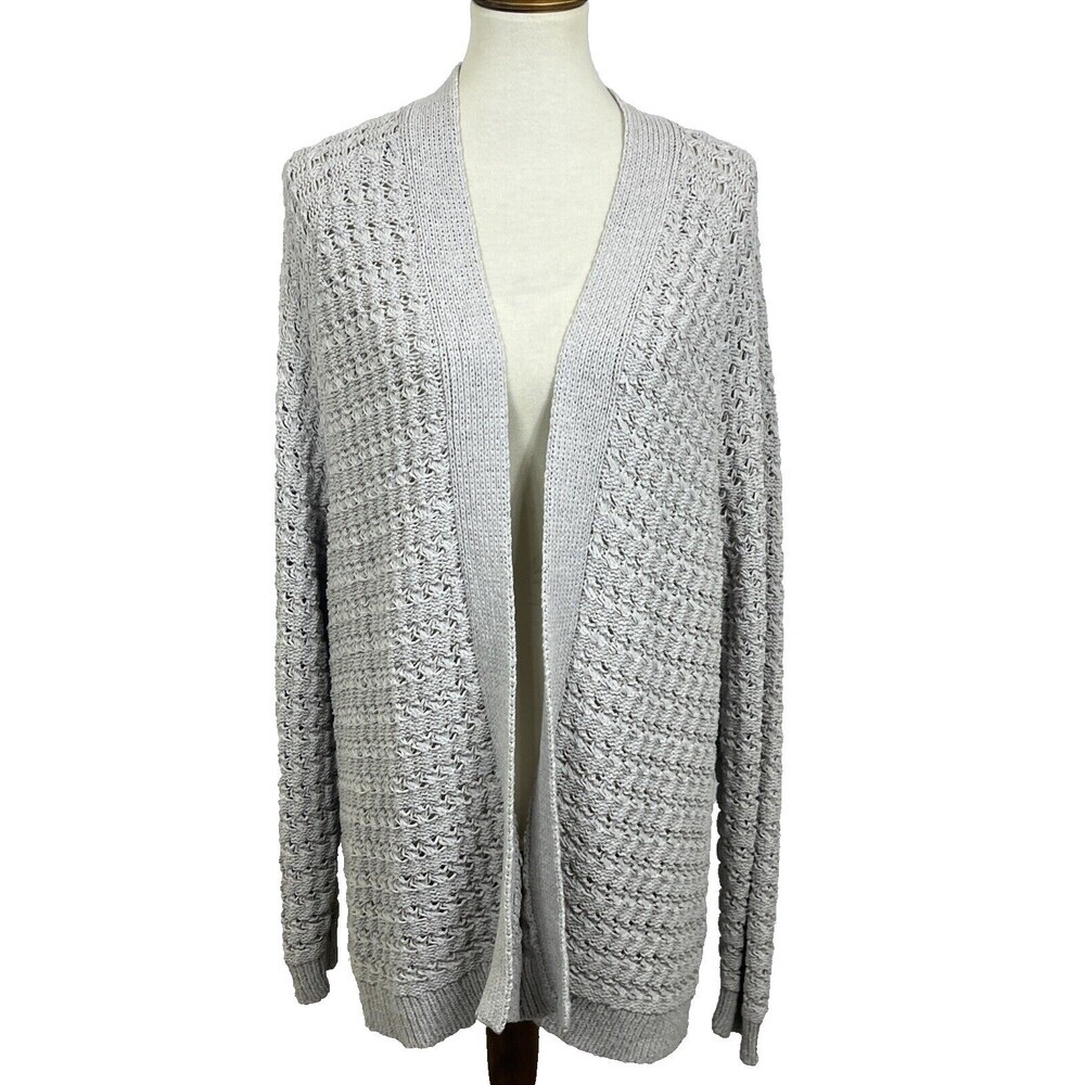 Haven Well Within Women's Open Front Cardigan Sweater Gray Size XXL NWT - Picture 1 of 9